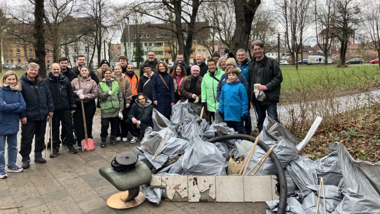Auftakt zum 25. Hildesheimer Frühjahrsputz
