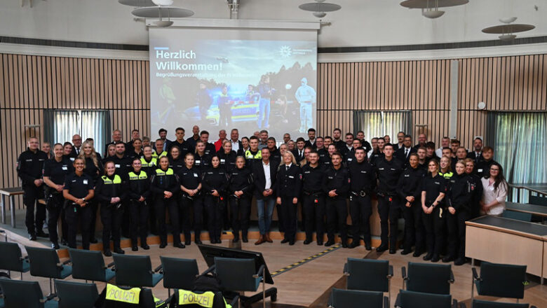 Begrüßung von 57 neuen Mitarbeitenden bei der Hildesheimer Polizei