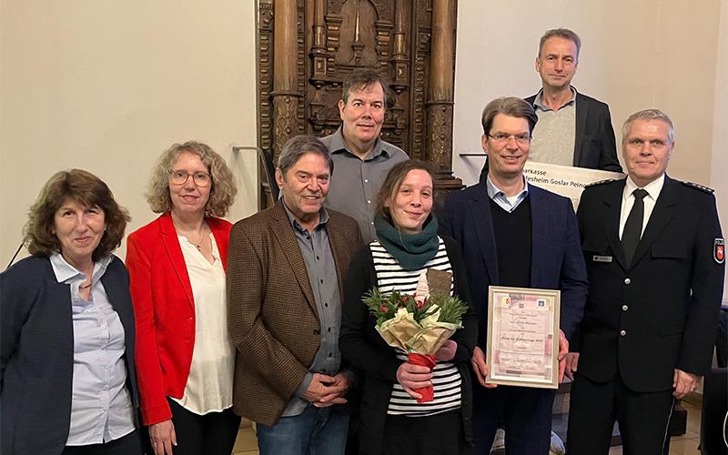 Lena Jorinde Walpuski ist vom Präventionsrat der Stadt Hildesheim mit dem Zivilcouragepreis 2025 ausgezeichnet worden.
