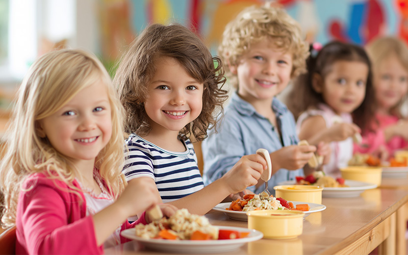 Die Firma GFB Catering GmbH mit Stammsitz in Leipzig wird von Januar 2027 bis Ende 2028 die Mittagsverpflegung von neun städtischen Kindertagesstätten und 21 städtischen Schulen übernehmen.