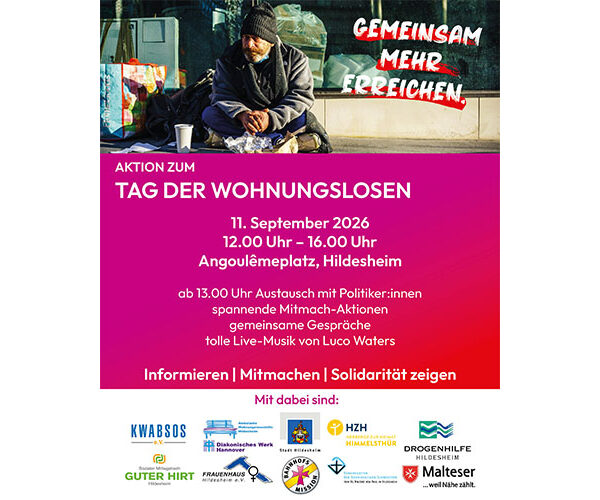 Tag der Wohnungslosen: „Gemeinsam mehr erreichen!“