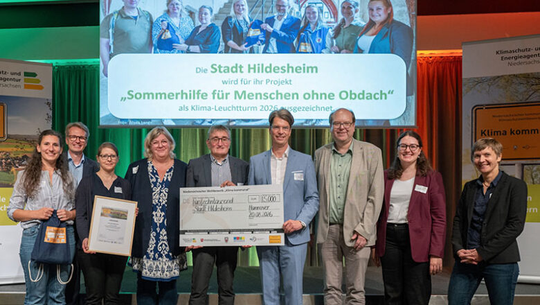 Wettbewerb „Klima kommunal“: Sommerhilfe der Stadt ausgezeichnet
