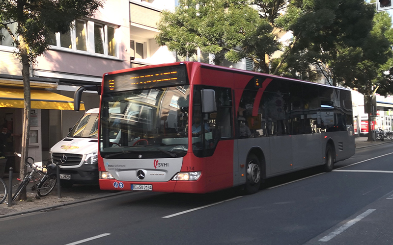 Ab dem 30. September beginnt der Umbau der Bushaltestelle Richthofenstraße zur barrierefreien Haltestelle, die Bauzeit beträgt etwa zwei Monate.