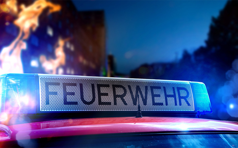 Brand eines elektrischen Ofens
