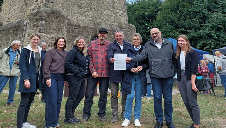 Große Überraschung am Bismarckturm