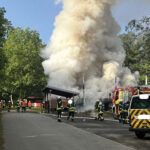 Gebäudebrand am Bad Salzdetfurther Golfplatz
