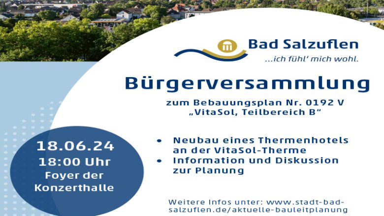 Bürger*innen-Versammlung am 18. Juni: geplanter Thermenhotel-Neubau an der „VitaSol-Therme“