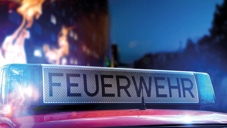 Brand eines Einfamilienhauses in Volkersheim