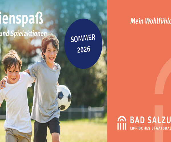 Sportlich unterwegs in Bad Salzuflen mit dem neuen „Ferienspaß“-Sommerheft