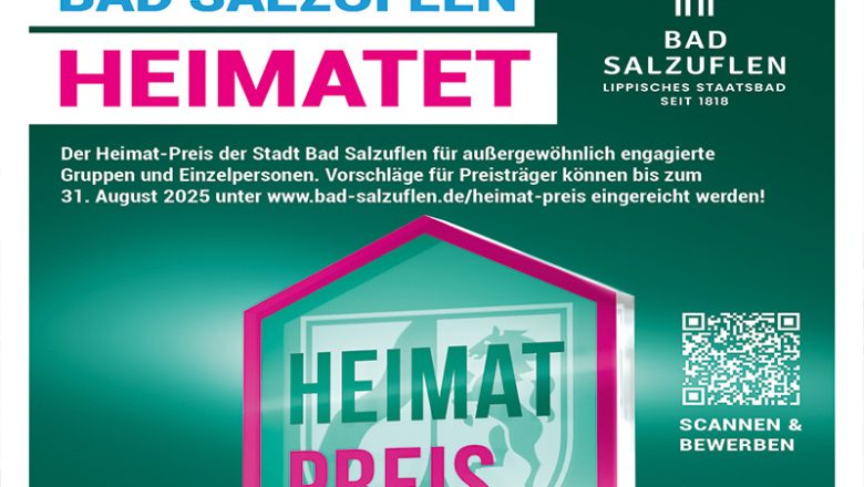 Stadt Bad Salzuflen verleiht erneut Heimat-Preis als Auszeichnung für besonderes Engagement
