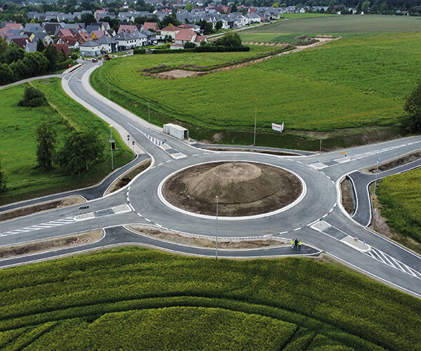 Kreisverkehrsanlage „Lockhauser Straße“ fertiggestellt