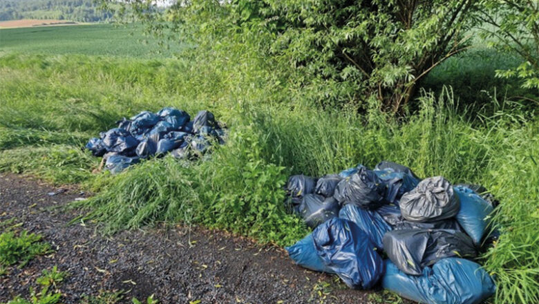 Illegale Müllentsorgung in Alfeld