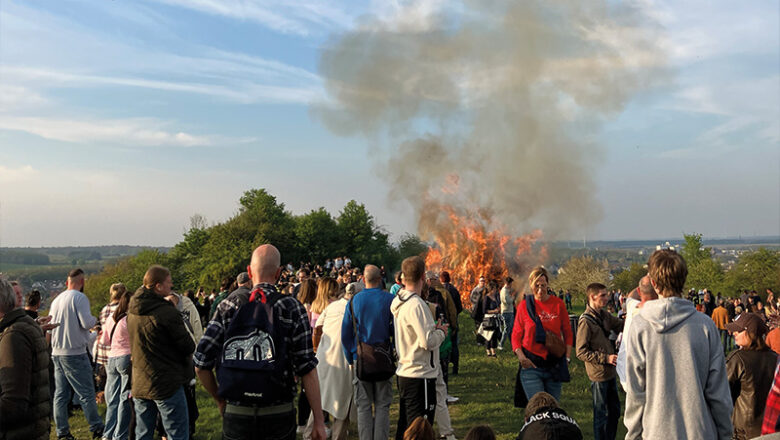 Osterfeuer im Stadtgebiet Hildesheim