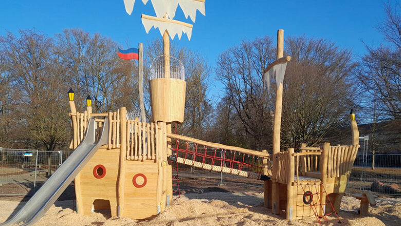Piratenspielplatz Brandisweg: Neues Spielschiff freigegeben!