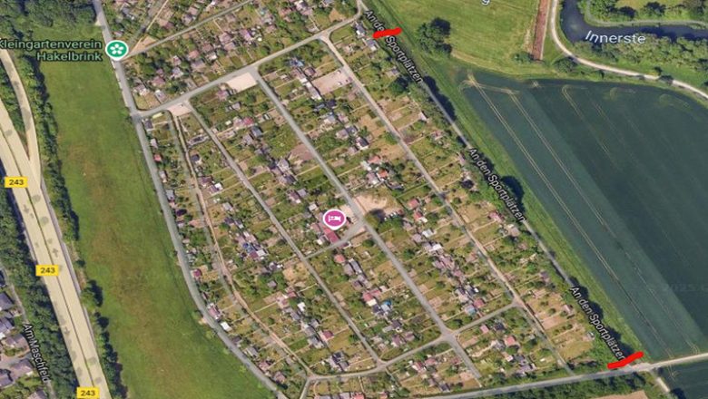 Geh- und Radweg Oberer Entenpfuhl gesperrt
