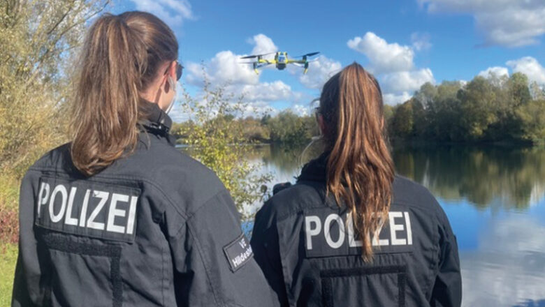 Drohnenpiloten von Polizei, DLRG, DRK und THW üben gemeinsam