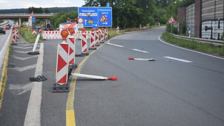 Verkehrsunfallflucht an der Autobahnanschlussstelle Hildesheim