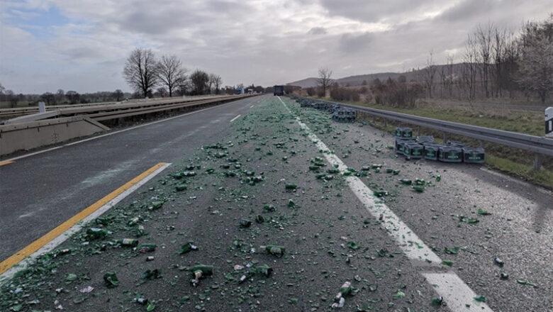 Verkehrsunfall mit Vollsperrung der BAB 39